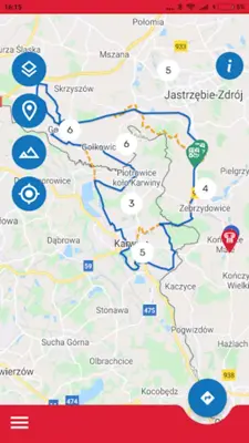 Żelazny Szlak Rowerowy android App screenshot 2